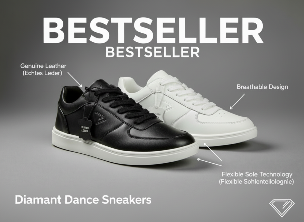 Diamant Tanzsneaker Vergleich - BEAT vs TUNE vs RITMO Bestseller