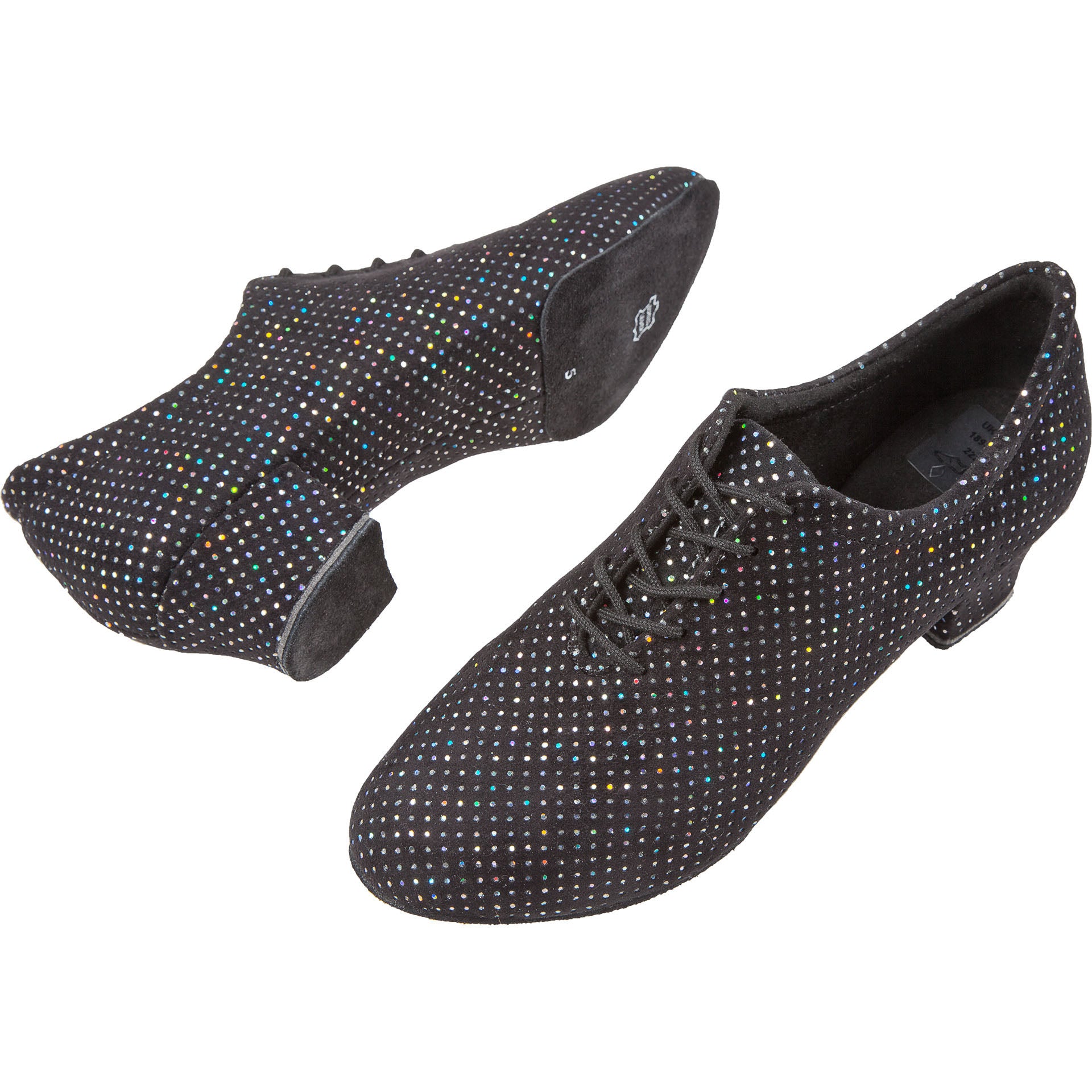 189-234-155 VarioPro CLASSIC Damen Trainer Tanzschuhe - Schwarz Multicolor