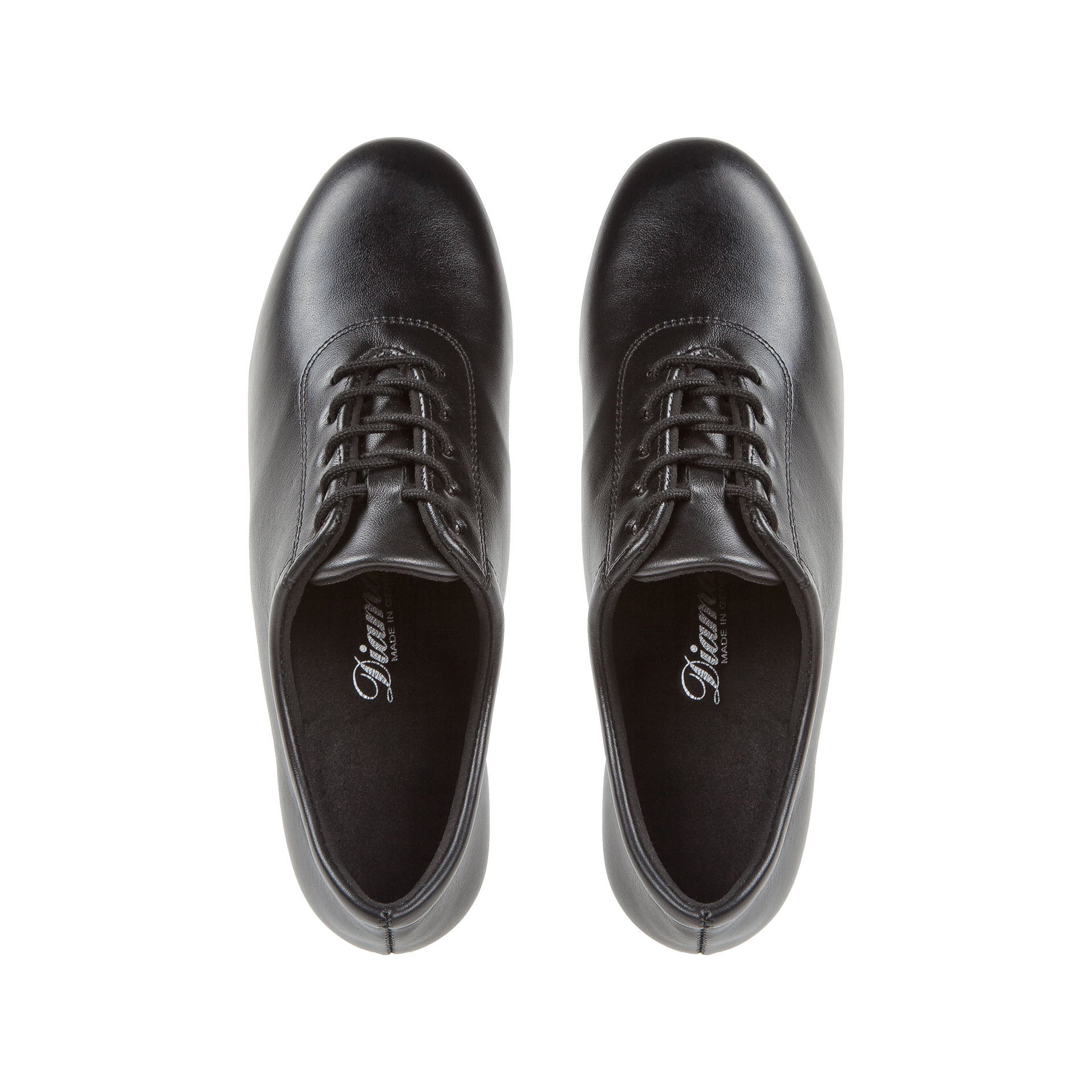  Diamant 189-234-560 Damen Trainer - Rückansicht mit 3,7 cm Cuban Heel Absatz