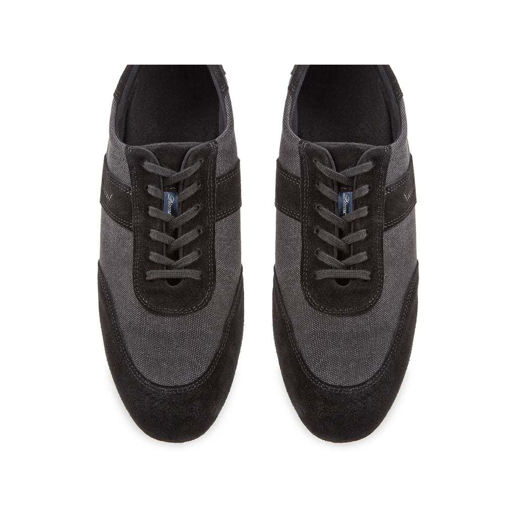 Trainings-Tanzschuhe Herren Schwarz Velourleder Mesh - Diamant