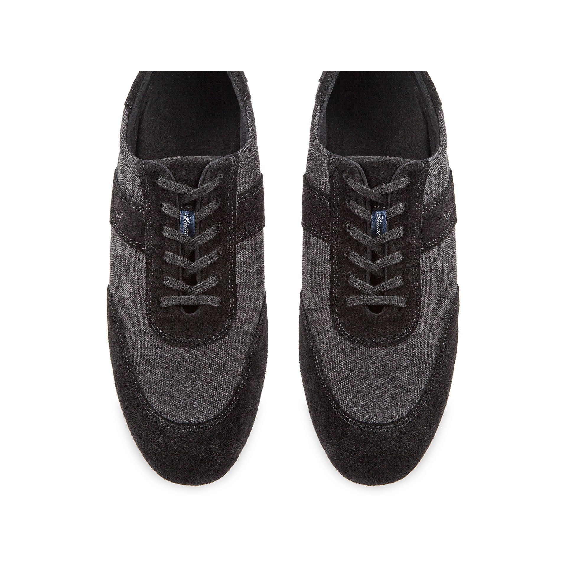 Trainings-Tanzschuhe Herren Schwarz Velourleder Mesh - Diamant