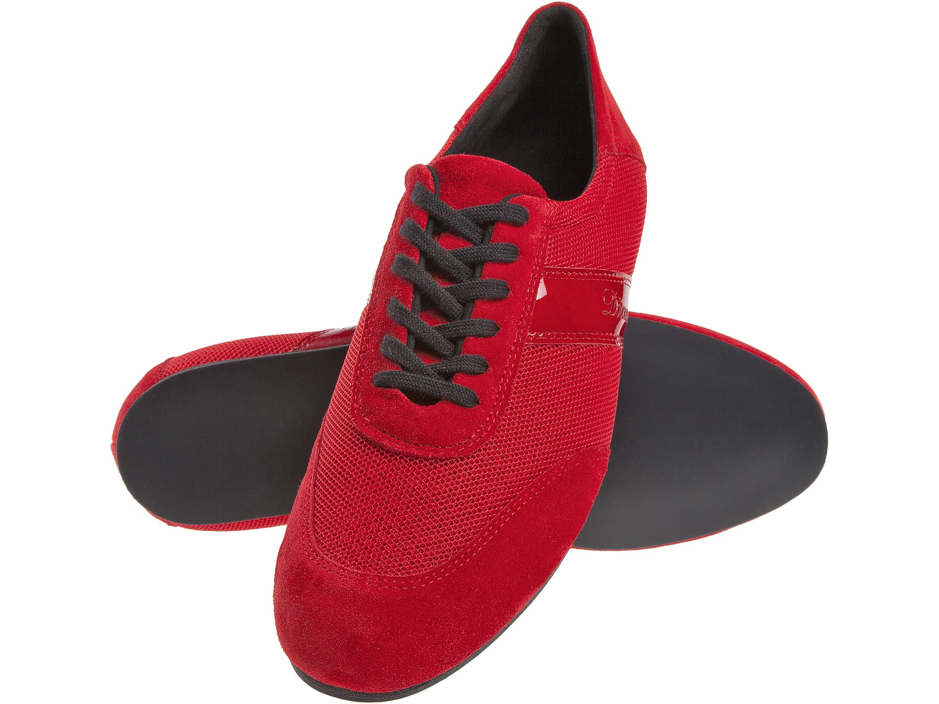 192-425-579 Diamant VarioSpin Tanzsneaker Rot - Vielseitige Tanzschuhe Herren | Made in Germany