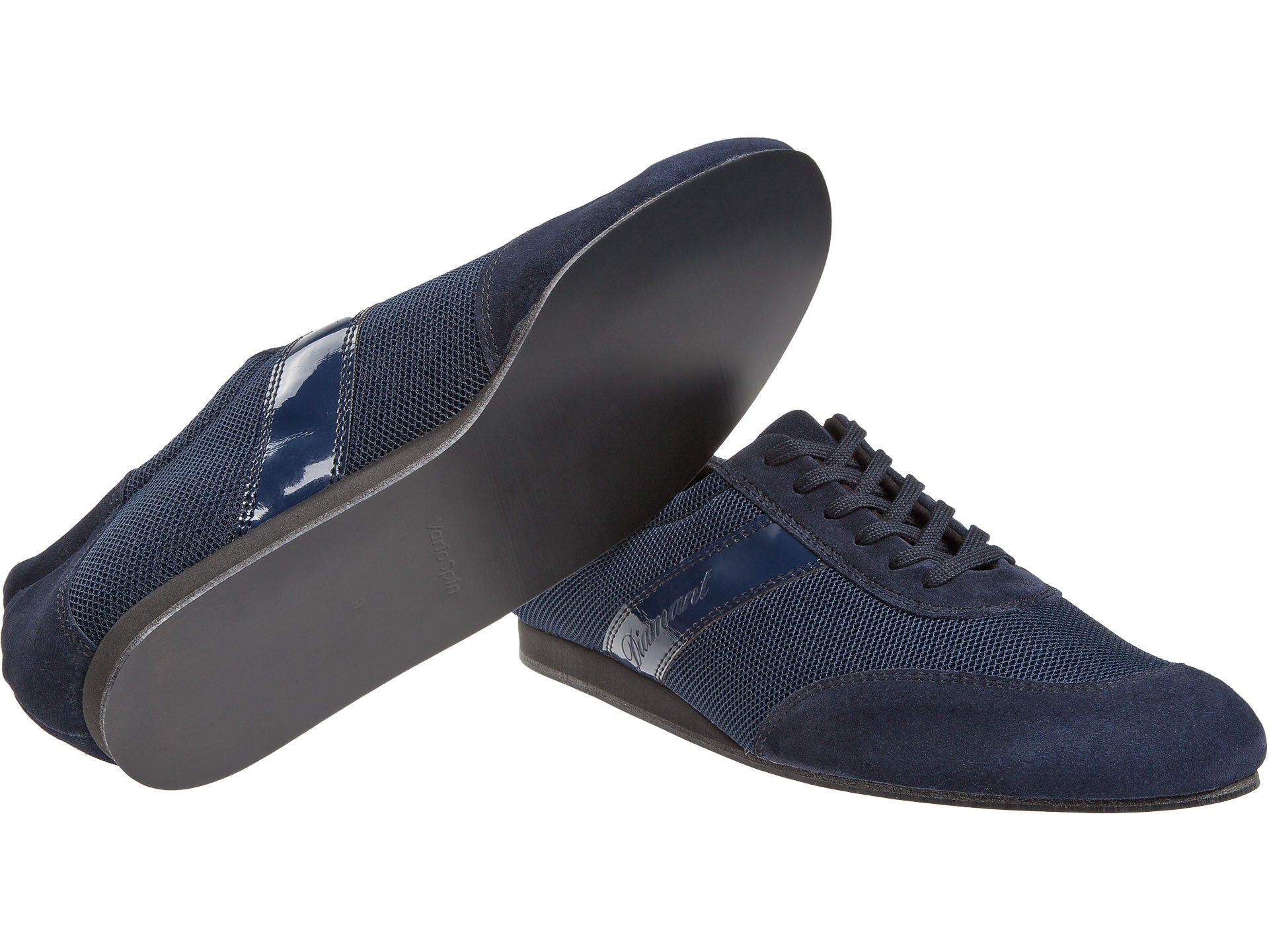 Diamant VarioSpin Tanzsneaker Navy-blau Herren Seitenansicht vielseitig