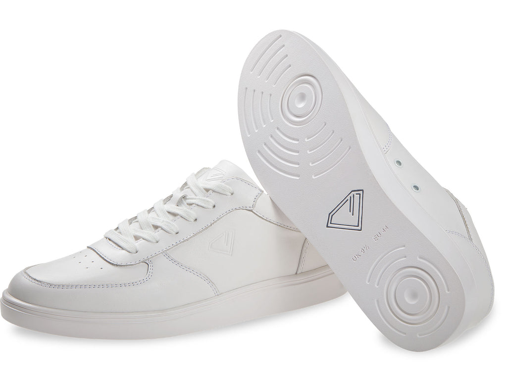 Diamant Tanzschuhe weiße BEAT Sneaker Seitenansicht SpinPoint Drehpunkte"