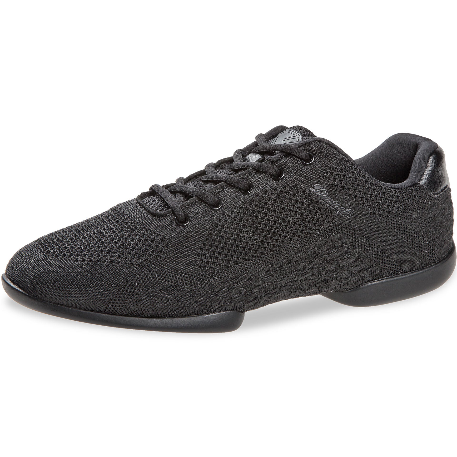 Diamant TUNE Tanzsneaker Schwarz - Vegane Tanzschuhe mit Splittsohle