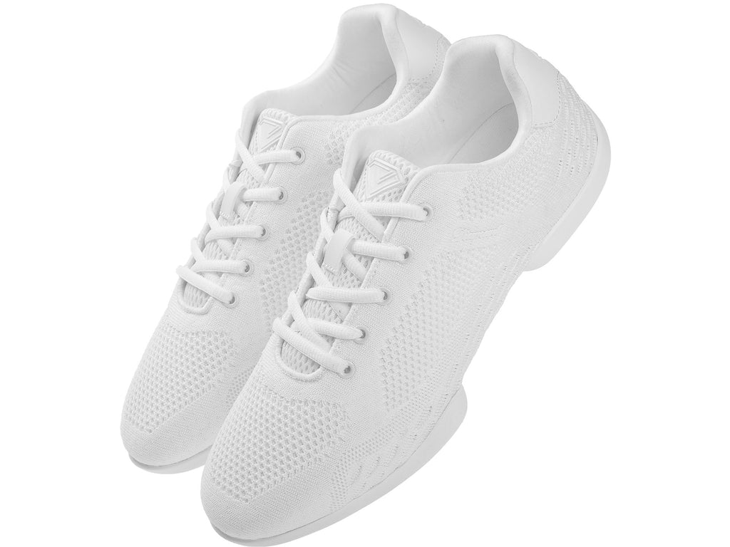 Diamant TUNE Tanzsneaker Weiß Detailansicht Mesh Material