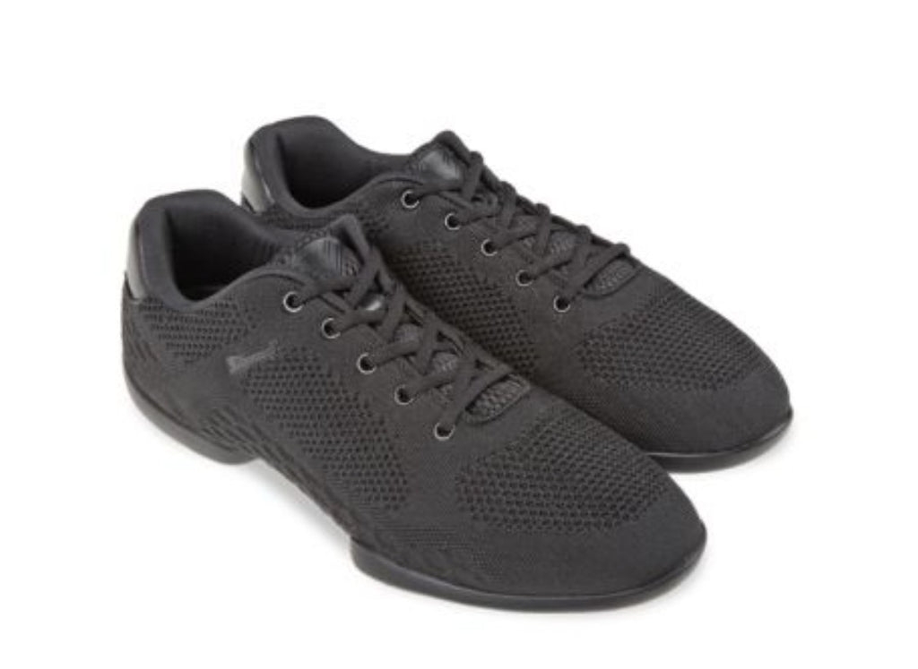 Diamant TUNE Tanzsneaker Schwarz Detailansicht Splittsohle Tanzshuhe