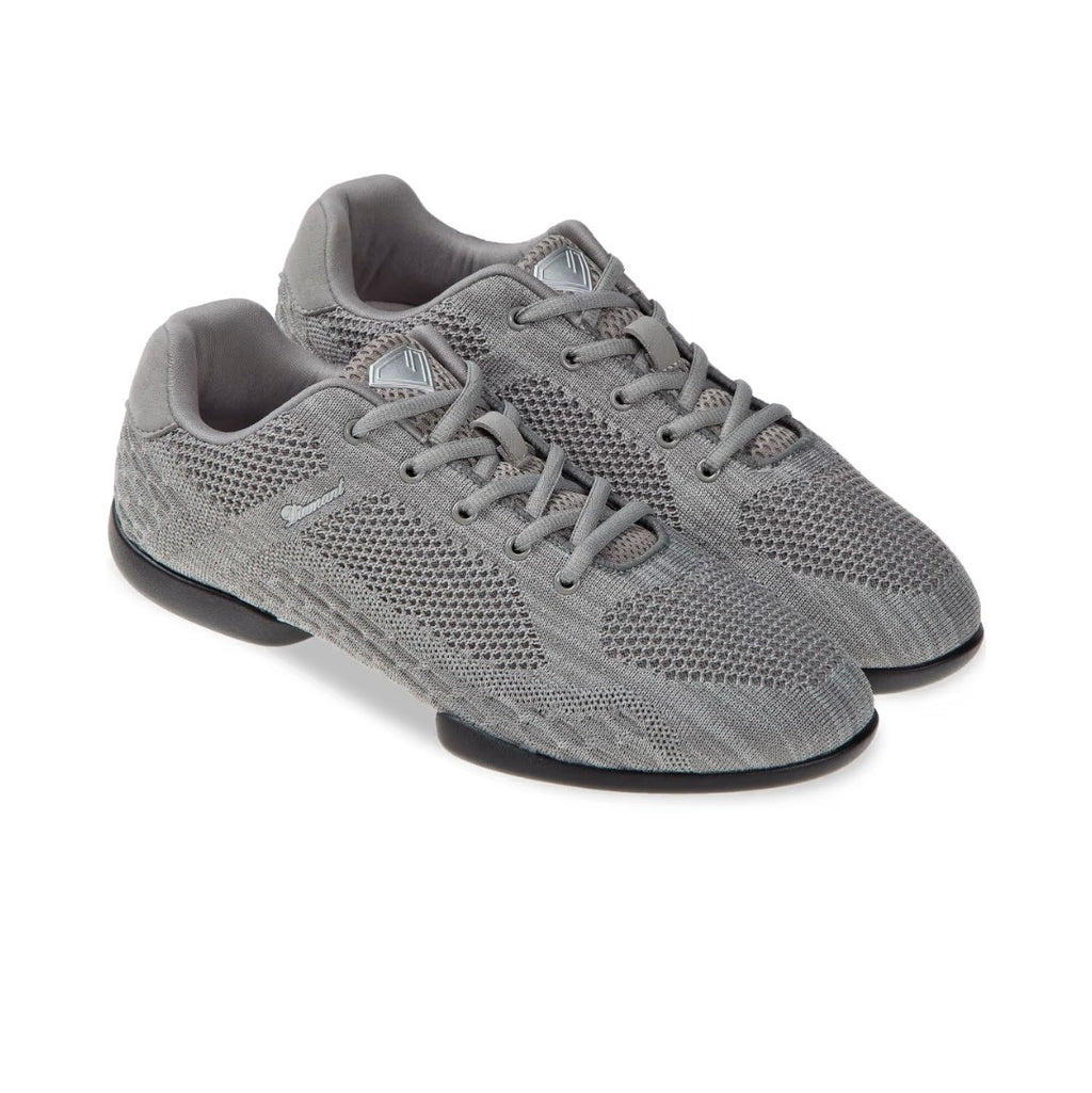 Diamant TUNE Tanzsneaker Silbergrau Detailansicht SpinPoint Sohle