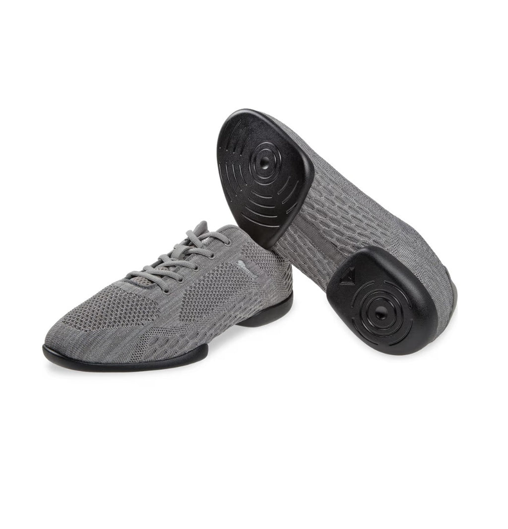 Diamant TUNE Tanzsneaker Silbergrau Rückansicht Street Dance Tanzschuhe