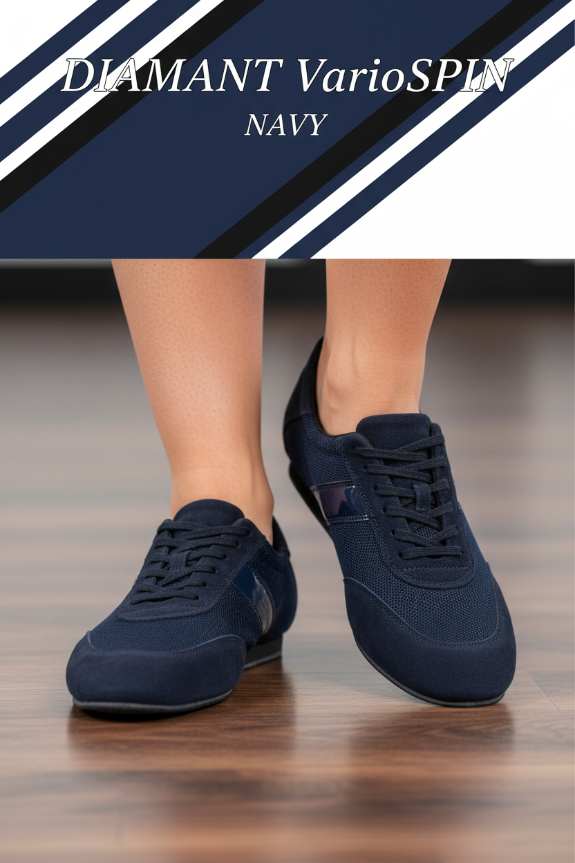 © Tanz-Schuhe & Mode - Diamant VarioSpin Navy Tanzsneaker Herren - Alle Rechte vorbehalten
